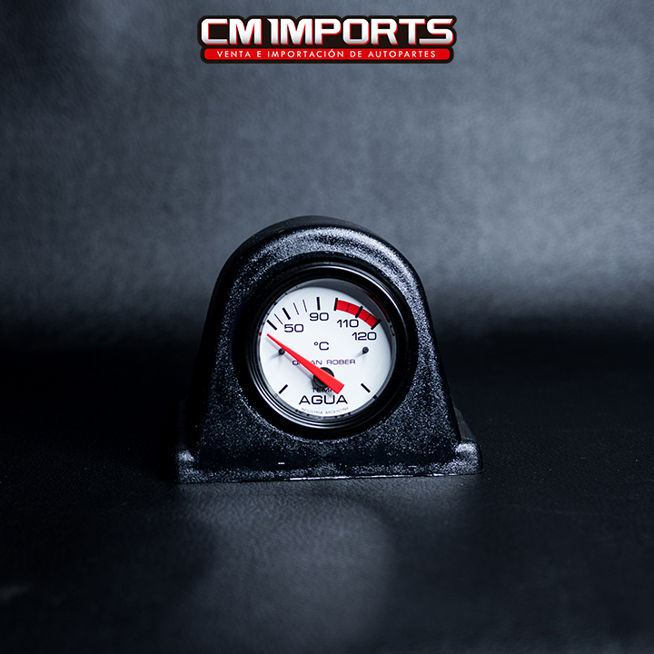 Reloj temperatura de agua blanco eléctrico 52mm