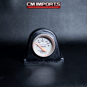 Reloj temperatura de agua plateado eléctrico 52mm