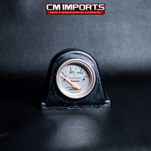 Reloj temperatura de aceite plateado eléctrico 52mm