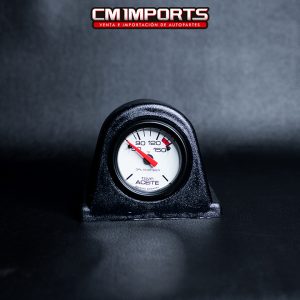 Reloj temperatura de aceite blanco eléctrico 52mm