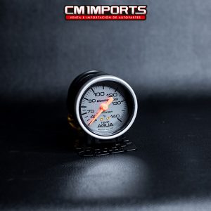 Reloj temperatura de agua plateado mecánico 60mm