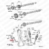Resorte de distribución 4E - 5E - Tercel - Starlet - Glanza - OEM - Imagen 2