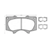 Pastillas delanteras Hilux 16-24 – GTX Platinum - Imagen 2